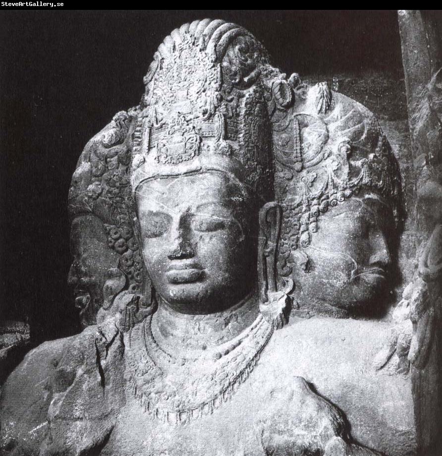 unknow artist Shiva Mahadeva, Shiva-temple, Elephanta